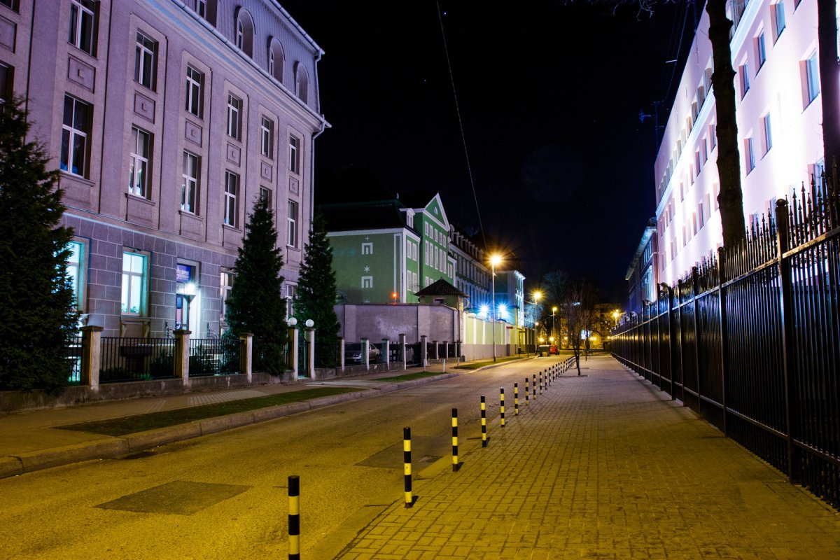 Ночной Калининград