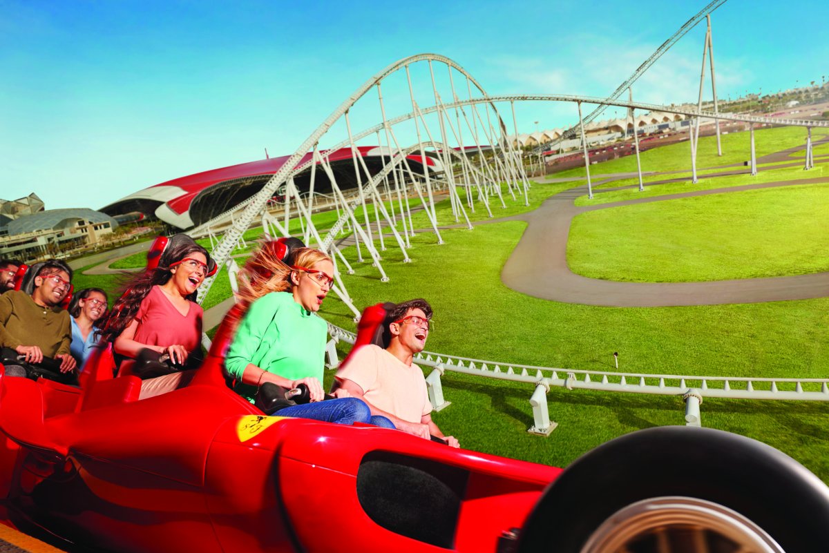 Парк развлечений Ferrari World, остров яс, Абу-Даби, ОАЭ