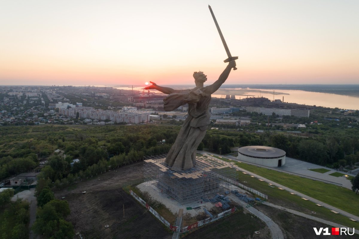 Мамаев Курган отреставрировали