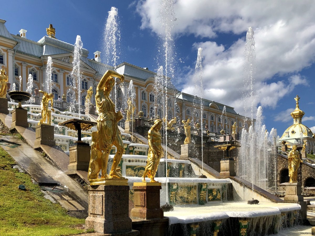 Царское село Санкт-Петербург фонтаны