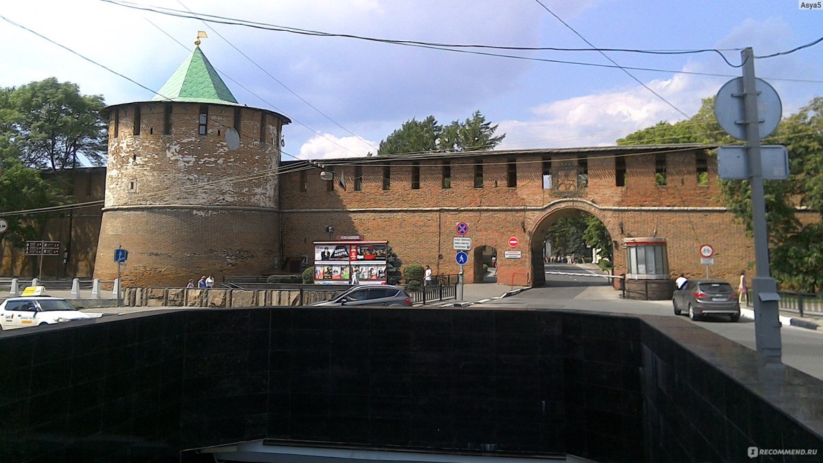 Кремль Нижний Новгород снаружи