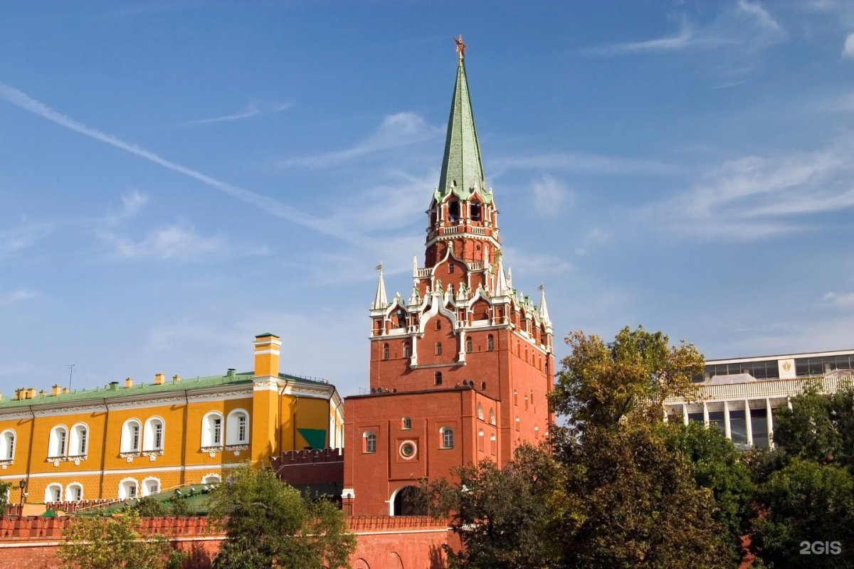 Москва Кремль Троицкая башня
