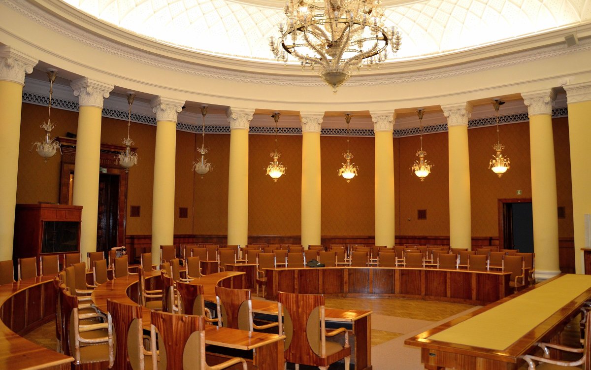 Дворец культуры в Варшаве внутри