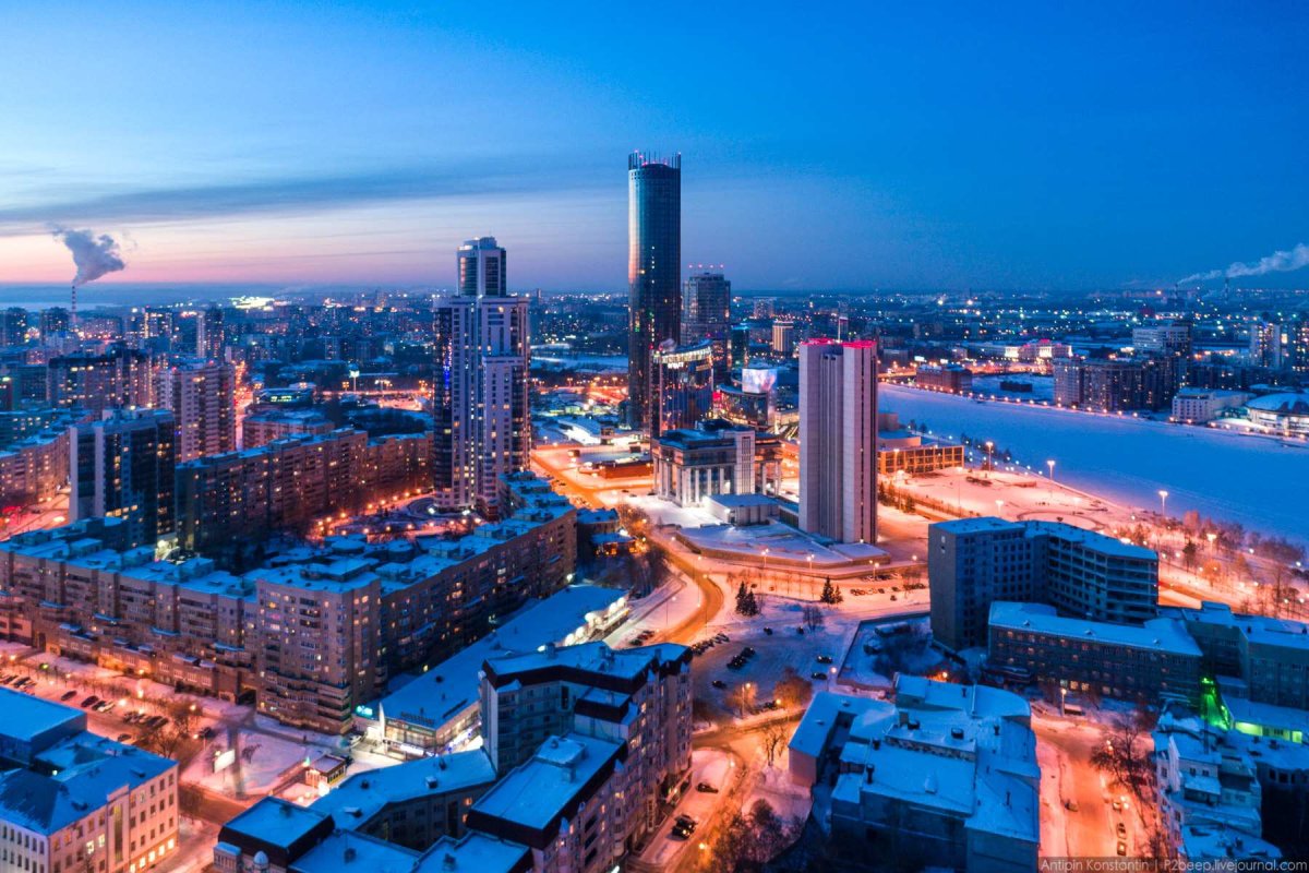 Екатеринбург зимой фото