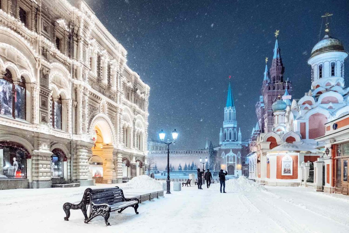 Красивые города россии зимой