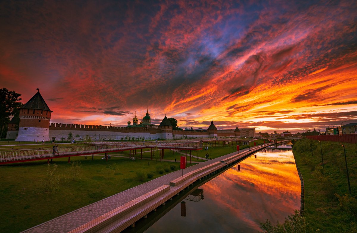 Тульский Кремль на закате